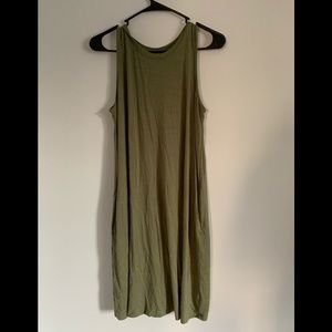 Green Dress with Pockets